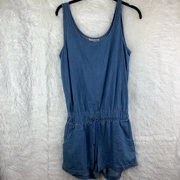 Vero Moda Pants - Vero Moda Chambray Romper